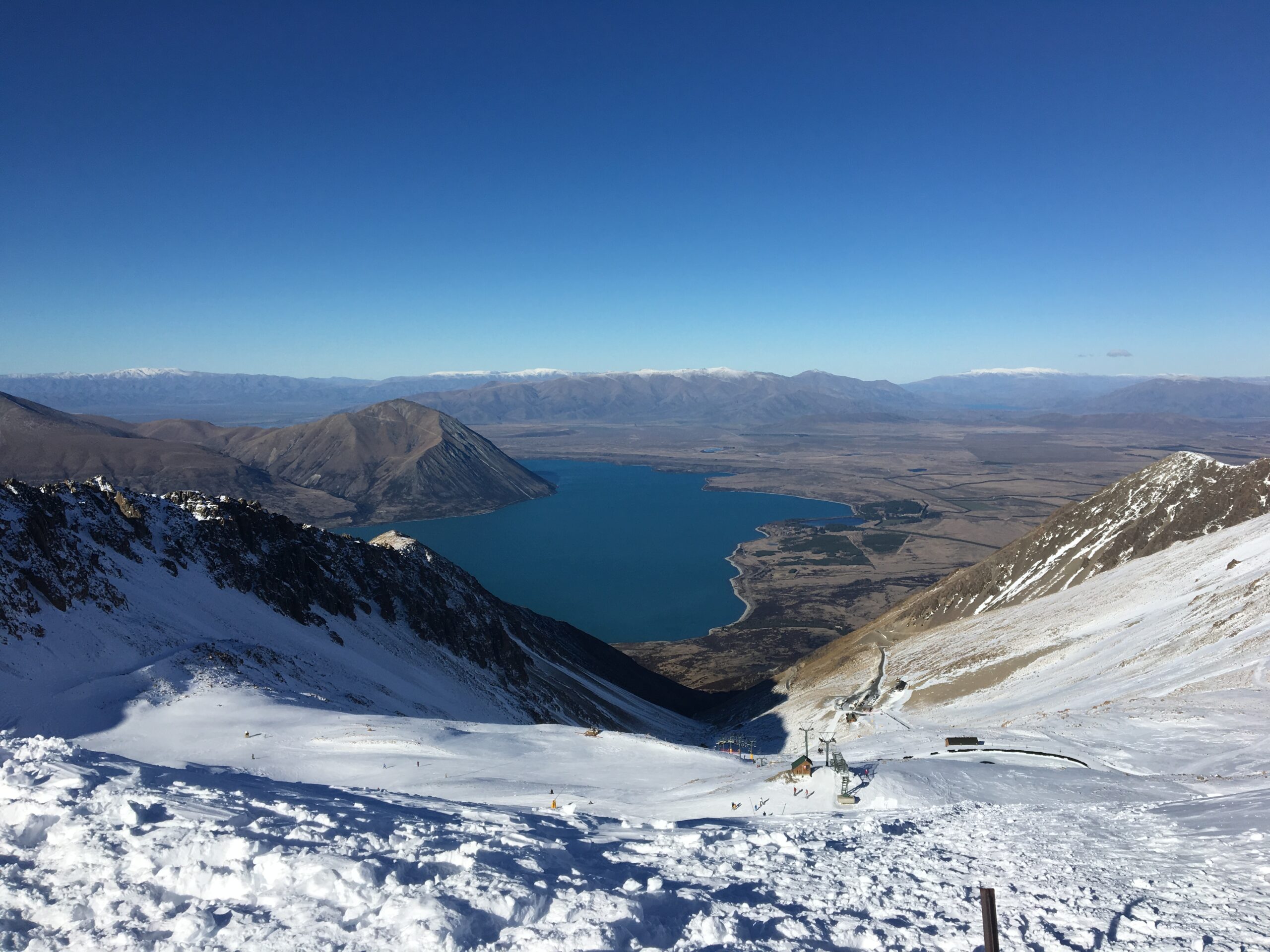 Ohau Ski Field view from the top
