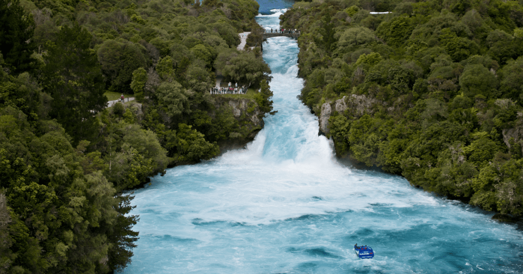 Huka Falls waterfall