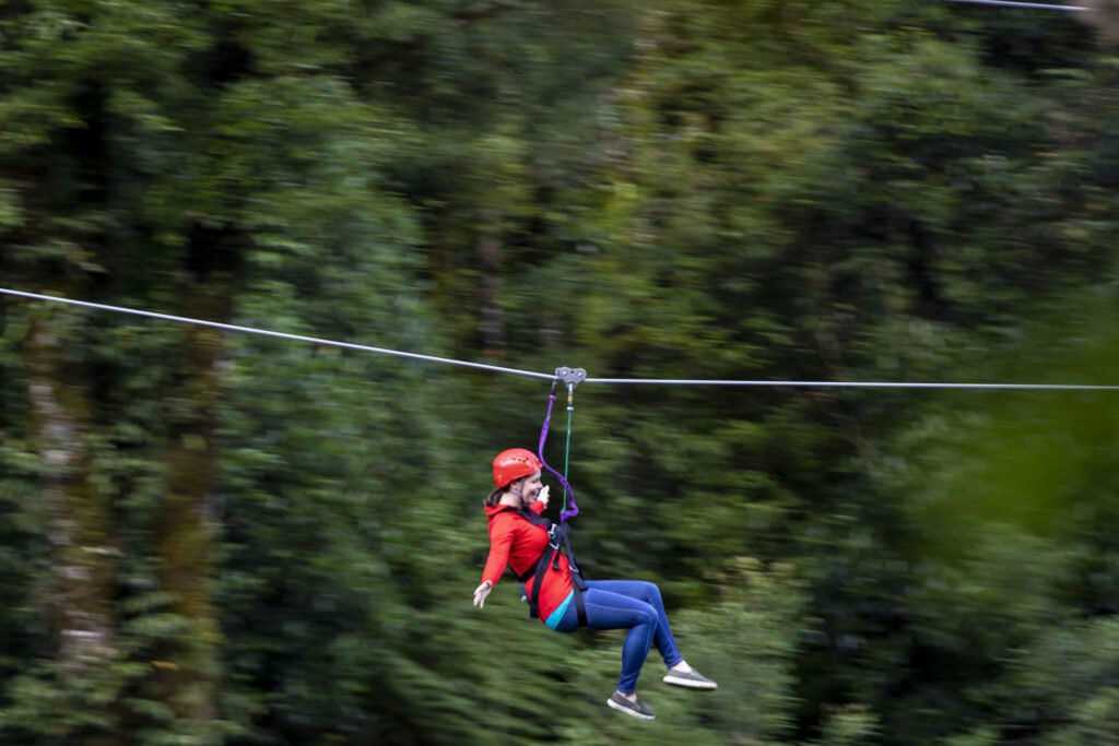 Lady Zip Lining with Canopy Tours Rotorua